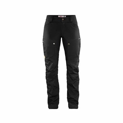 Fjällräven Women Keb Hiking Pants Black PH221324 Philippines